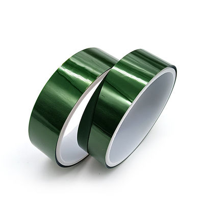 Double Stretch Polyimide Heat Resistant Tape Acrylic High Adhesion green color