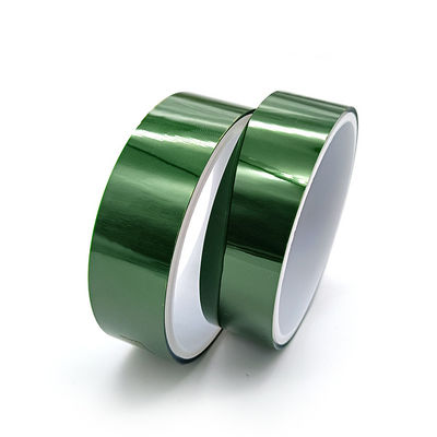 Double Stretch Polyimide Heat Resistant Tape Acrylic High Adhesion green color